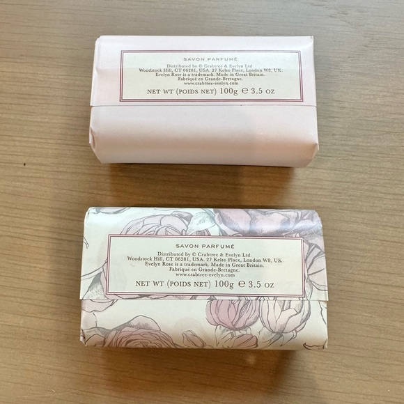 Crabtree & Evelyn “Evelyn Rose” Soap Duo - Picture 2 of 4